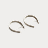 Adelaide Hoops in Sterling Silver