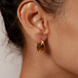 Hepworth Hoops in Gold