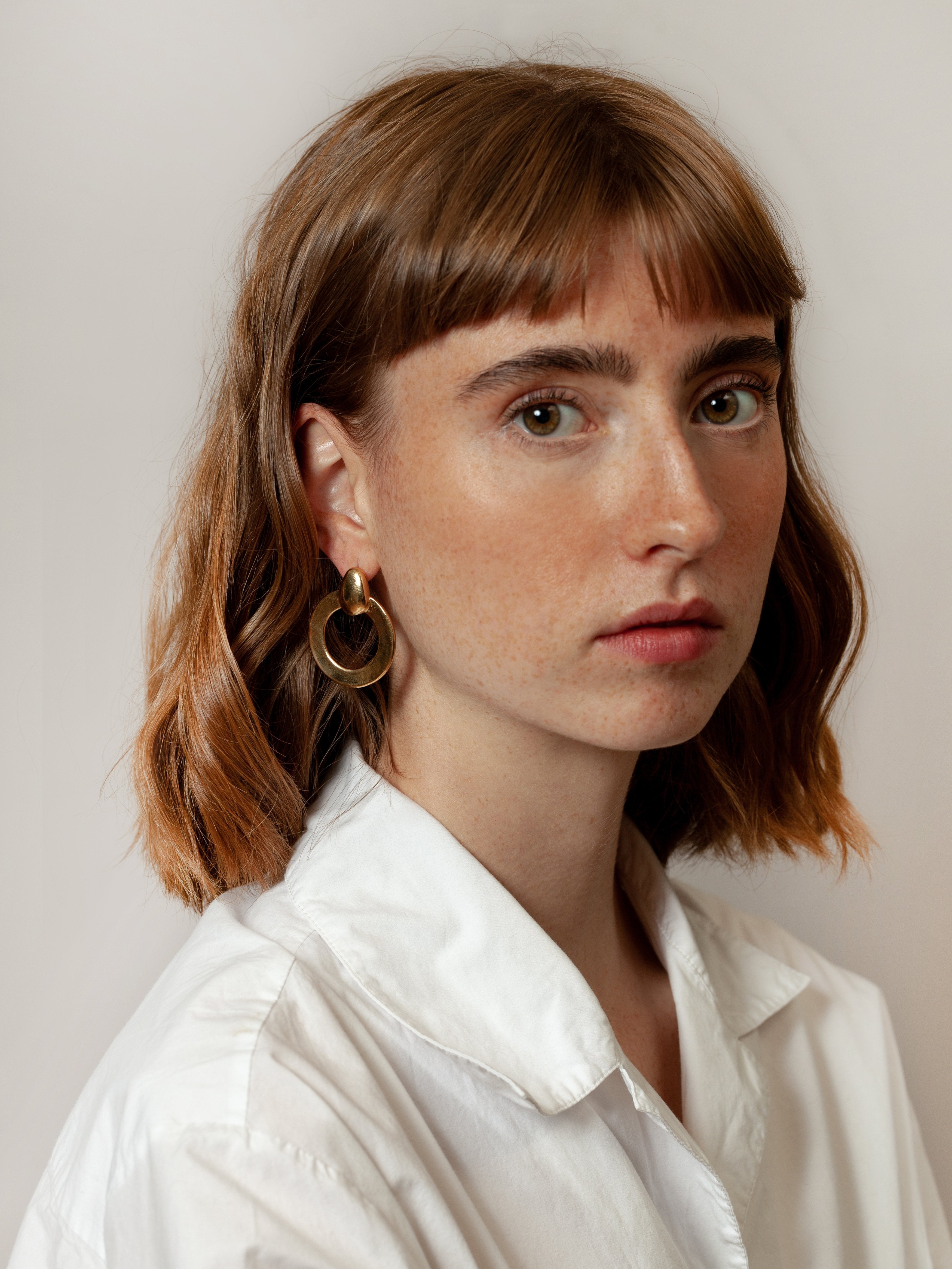 Lotti Hoops in Gold