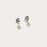 Marcel Pearl Studs in Sterling Silver