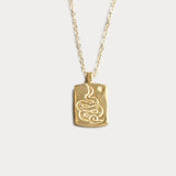 Ophidian Necklace in Gold