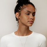 The Kiss Necklace in Gold