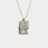 The Kiss Necklace in Sterling Silver