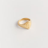 Ilona Signet Ring in Gold