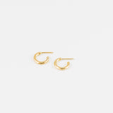 Gia Baby Hoops in Gold