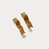 Lunette Earrings in Gold