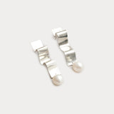 Lunette Earrings in Sterling Silver
