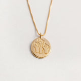 Womankind Necklace in Gold