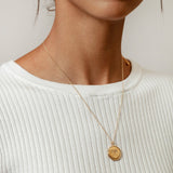 Palms Necklace in Gold