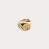 Miro Signet Ring in Gold