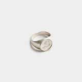 Miro Signet Ring in Sterling Silver